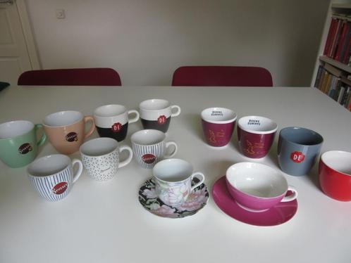 Douwe Egberts- Kop/Sch-Mokken/ Koppen Senseo -nieuwstaat, Huis en Inrichting, Keuken | Servies, Zo goed als nieuw, Kop(pen) en/of Schotel(s)