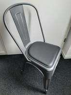 Set 4 Eetkamer stoelen Tolix style incl kussens (Mat grijs), Huis en Inrichting, Stoelen, Ophalen, Tolix Style, vintage, tijdloos