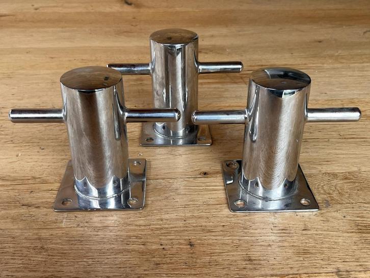 3 x nieuwe RVS bolder 110mm, Watersport en Boten, Accessoires en Onderhoud, Nieuw, Overige typen, Ophalen of Verzenden