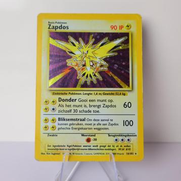 Pokémon kaart Zapdos Holo Base Set NL 16/102 beschikbaar voor biedingen