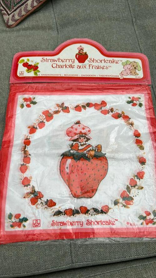 Deadstock vintage Strawberry shortcake zakdoekjes nieuw, Verzamelen, Overige Verzamelen, Zo goed als nieuw, Ophalen of Verzenden