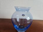 Kristallen vaas Bohemia, Ophalen, Blauw, Nieuw, Glas