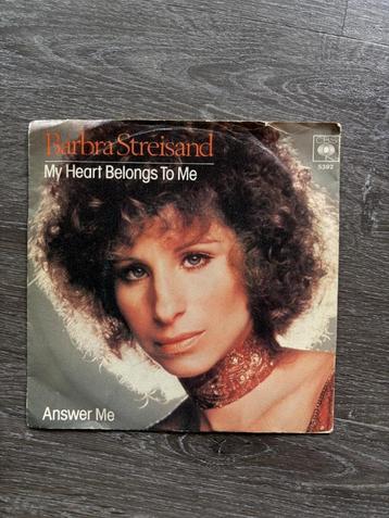 Barbra Streisand, My Heart belongs to me, single beschikbaar voor biedingen
