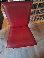 6 Rolf Benz eetkamerstoelen (rood), Huis en Inrichting, Ophalen, Gebruikt, Rood, Vijf, Zes of meer stoelen