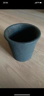 H&M home bloempot grijze aardewerk bloempot, Ophalen, Gebruikt, Rond, Aardewerk