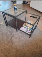 Gratis IKEA Salontafel - Glas en Metaal, Huis en Inrichting, Gebruikt, 50 tot 100 cm, Vierkant, Glas