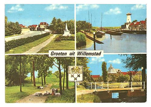 974439 Willemstad 1973 N Br _Gelopen met mooie zegel, Verzamelen, Ansichtkaarten | Nederland, Gelopen, Noord-Brabant, 1960 tot 1980