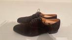Crockett Jones Hallam, brown suede, maat 9,5 E (43,5), Ophalen of Verzenden, Zo goed als nieuw