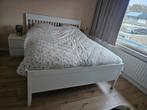 Ikea Idanas bed 160x200 wit, Huis en Inrichting, Slaapkamer | Bedden, Wit, Tweepersoons, Ophalen of Verzenden, 160 cm