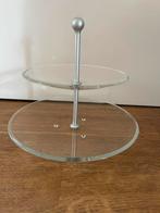 Etagère glas, Ophalen of Verzenden, Gebruikt