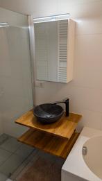 Compleet Badkamermeubel met Kraan en Wastafel, Ophalen, 50 tot 100 cm, Zo goed als nieuw, Minder dan 100 cm