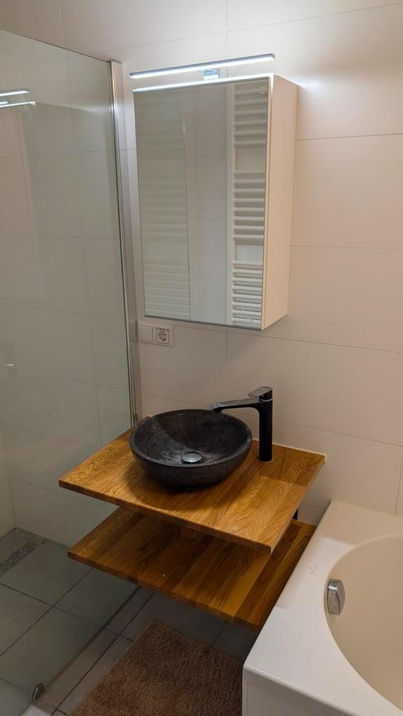 Compleet Badkamermeubel met Kraan en Wastafel, Huis en Inrichting, Badkamer | Badkamermeubels, Zo goed als nieuw, Wastafelkast