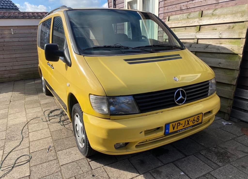 Mercedes Vito camper camperbus, Caravans en Kamperen, Campers, Particulier, tot en met 2, Buscamper of Camperbus, Mercedes-Benz