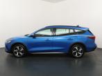 Ford FOCUS Wagon EcoBoost Hybrid 155 pk Active | AUTOMAAT |, Stof, Gebruikt, Blauw, 155 pk