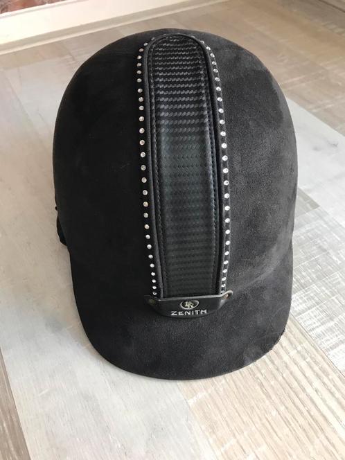 Zenith Swarovski zwart paardrijcap  53 cm, Dieren en Toebehoren, Paardrijkleding, Ophalen of Verzenden