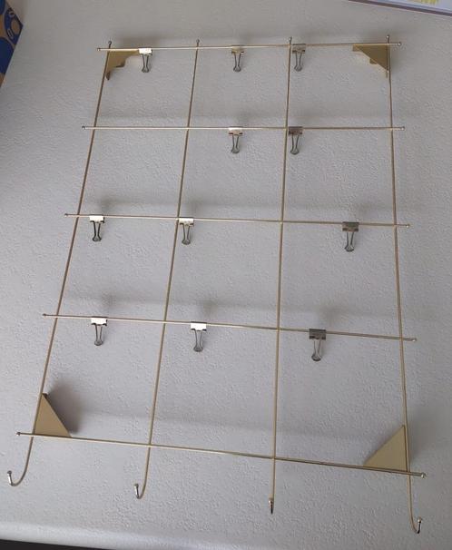 Gouden memobord/wandrek/fotorek/sleutelrek Ikea, Huis en Inrichting, Woonaccessoires | Memoborden, Gebruikt, Prikbord, Ophalen of Verzenden