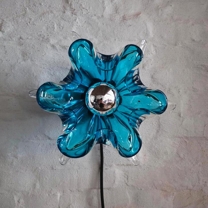 Vintage Murano glazen wandlamp., Huis en Inrichting, Lampen | Wandlampen, Ophalen of Verzenden