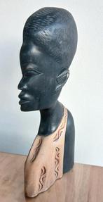Afrikaanse kunst houtsnijwerk hoofd, Antiek en Kunst, Kunst | Beelden en Houtsnijwerken, Ophalen of Verzenden