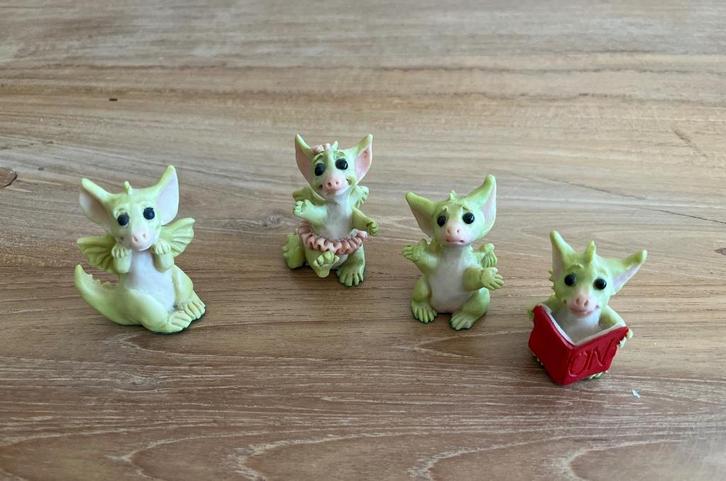 Collectie Pocket Dragons, Verzamelen, Beelden en Beeldjes, Zo goed als nieuw, Fantasy, Ophalen of Verzenden