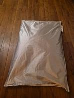 Zilverkleurige zitzak / fatboy van SIT&JOY 150x100 cm, Huis en Inrichting, Zitzakken, Ophalen, Gebruikt, Overige kleuren, Zitzak