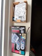 Nintendo SNES Mini + 2 controllers, Spelcomputers en Games, Spelcomputers | Nintendo Super NES, Ophalen, Zo goed als nieuw, Met 2 controllers