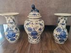 Delfts blauw kaststel vazen handwerk, Antiek en Kunst, Ophalen