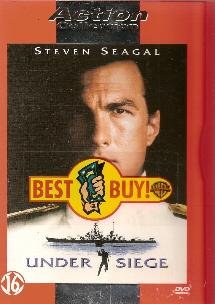 Under siege met o.a. Steven Seagal, Cd's en Dvd's, Dvd's | Klassiekers, Nieuw in verpakking, Actie en Avontuur, Vanaf 16 jaar