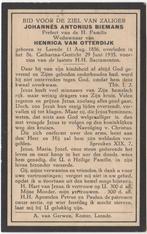 Johannes A. Biemans 1856 Leende + 1935 Leende, 78 jaar oud, Verzenden