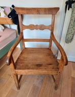 Antiek grenen stoel, Antiek en Kunst, Antiek | Meubels | Stoelen en Banken, Ophalen