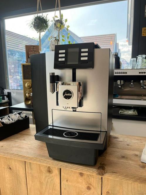 Jura X8 - Platina - Gereviseerd - Garantie, Witgoed en Apparatuur, Koffiezetapparaten, Refurbished, Gemalen koffie, Koffiebonen