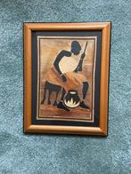 Afrikaanse kunst, Antiek en Kunst, Kunst | Schilderijen | Klassiek, Ophalen of Verzenden
