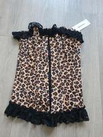 Sexy flexibel panterprint korsetje van Besired Maat S, Kleding | Dames, Verzenden, Bruin