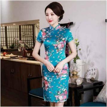 Elegante Chinese jurk verschillende korte/lange modellen