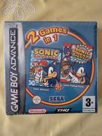 GBA 2 Sonic games in 1 Sonic Advance + Sonic Pinball Party, Spelcomputers en Games, 1 speler, Ophalen of Verzenden, Zo goed als nieuw