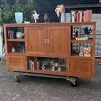 massive Teak Roomdivider, Met deur(en), Nieuw, Ophalen of Verzenden, 200 cm of meer