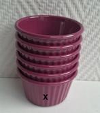 T001 Ultrapro bakjes, cupcakes, Tupperware, Huis en Inrichting, Keuken | Tupperware, Ophalen of Verzenden, Nieuw, Paars, Schaal