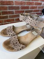 Rieker Slingback sandalen maat 41, Douwenmaat 8-3 Meppel, Info@again.nu, Bruin, Gedragen