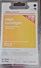HP 56/57 BK + Multicolour van huismerk Office Depot, Ophalen of Verzenden, Nieuw, Cartridge, HP vervanger