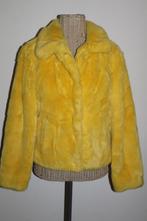 Sissy Boy Faux Fur Winterjas Geel Maat 36, Geel, Sissy Boy, Ophalen of Verzenden, Zo goed als nieuw