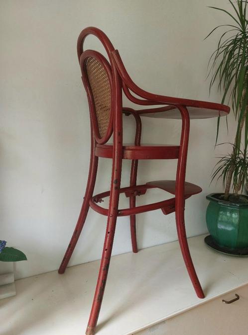 Thonet kinderstoel webbing hoogte verstelbaar opklapbaar, Antiek en Kunst, Antiek | Meubels | Stoelen en Banken, Ophalen