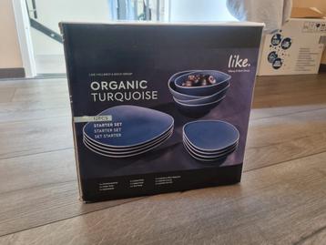 Serviesset Villeroy & Boch Like Organic Turquoise – 12-delig beschikbaar voor biedingen