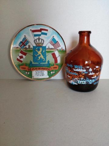  Bevrijding Wandbord/fles /tegel.Herdenking.Aparte prijzen beschikbaar voor biedingen