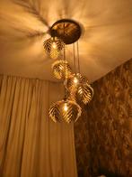 hanglamp met gouden bladeren, Ophalen, Zo goed als nieuw, Metaal, Modern