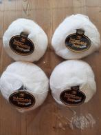 SCHACHENMAYER  DUNJA - 4 NIEUWE BOLLEN MOHAIR - WIT, Ophalen of Verzenden, Nieuw, Breien of Haken, Wol of Garen