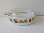 JAJ Pyrex harvest vintage ovenschaal met deksel, Ophalen of Verzenden, Gebruikt