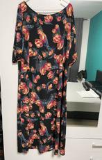 Maxi jurk NIEUW gebloemd boho jurk zomer jurk maat 48 - 50, Ophalen of Verzenden, Zo goed als nieuw, Zwart, Jurk