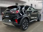 Ford Puma 1.0 125 pk EcoBoost Hybrid Titanium X Fab.Gar. t/m, Zwart, Met garantie (alle), Leder en Stof, Zwart