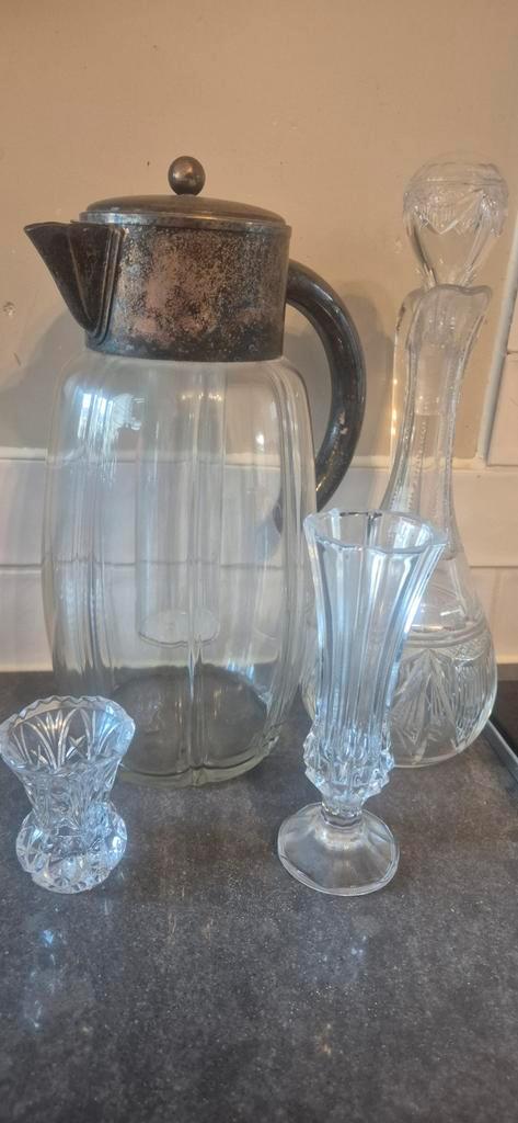 Diverse Kristal en Glaswerk - In 1 Koop of Los, Antiek en Kunst, Antiek | Glas en Kristal, Ophalen