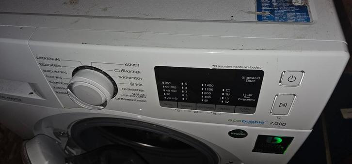 Wasmachine - Voorlader - 7 kg, Witgoed en Apparatuur, Wasmachines, Gebruikt, Voorlader, 6 tot 8 kg, 85 tot 90 cm, 1200 tot 1600 toeren