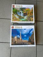NIEUW! King puzzels 2 stuks (Plitvice meren + Brussel), Ophalen of Verzenden, 500 t/m 1500 stukjes, Zo goed als nieuw, Legpuzzel